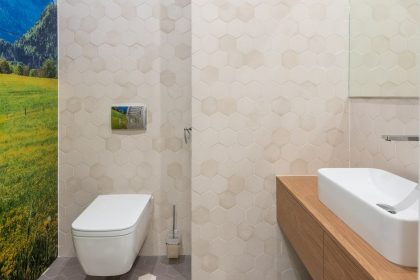 papel de parede para banheiro